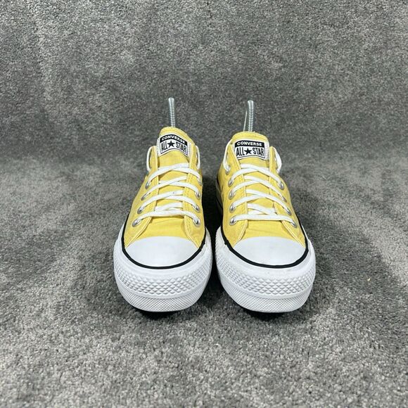 Converse CT All Star Lift OX 568627C Women’s Size 6 Butter Yellow Canvas Shoes - Picture 3 of 11